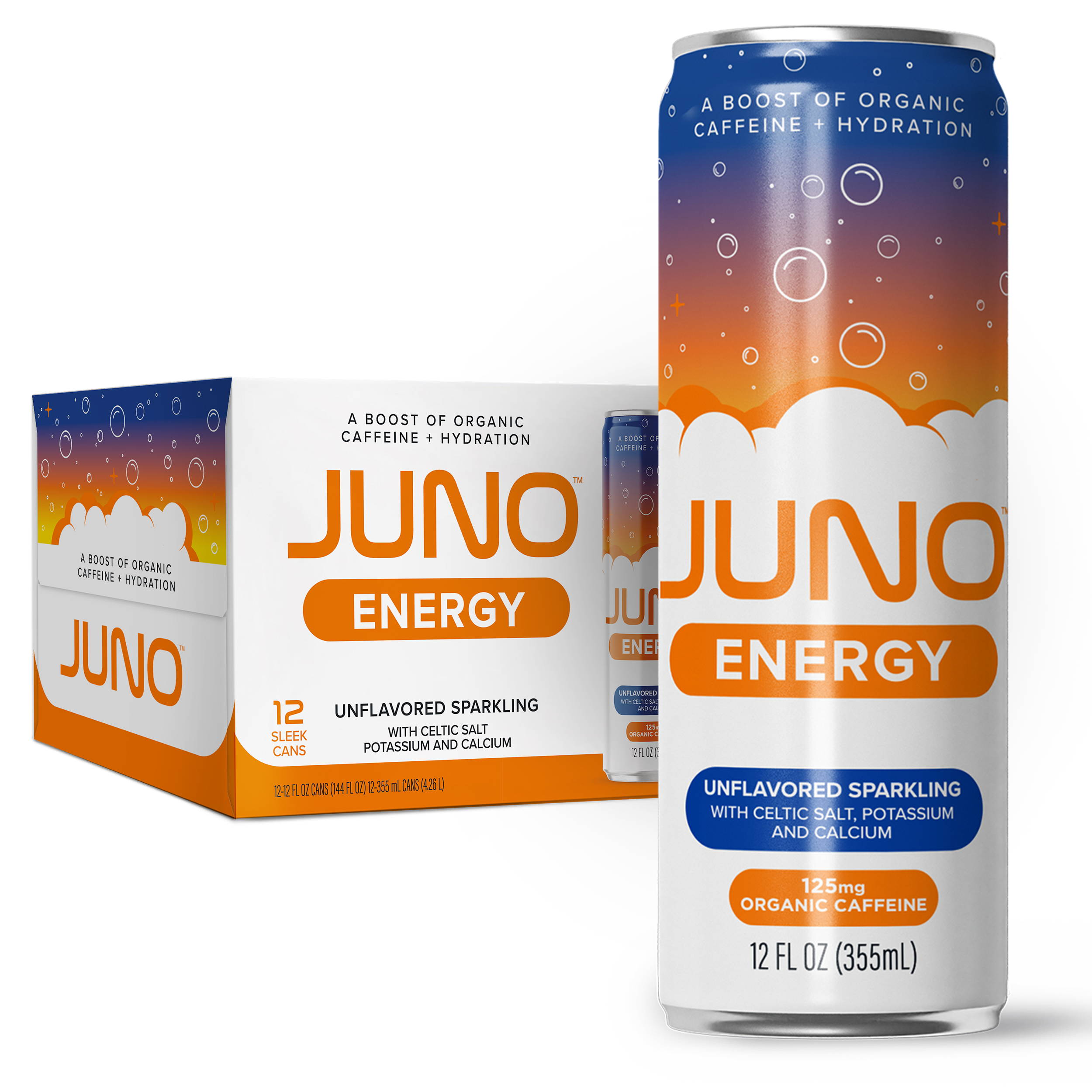 JUNO™ ENERGY Unflavored Sparkling