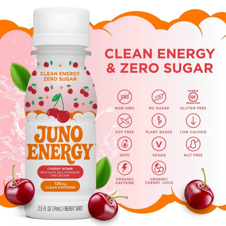 JUNO ENERGY™ Cherry Bomb Shots